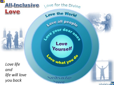 All-Inclusive Love 360: Love yourself, Love what you do, love your dear ones, love all people, love the world Inhale Love Vadim Kotelnikov
